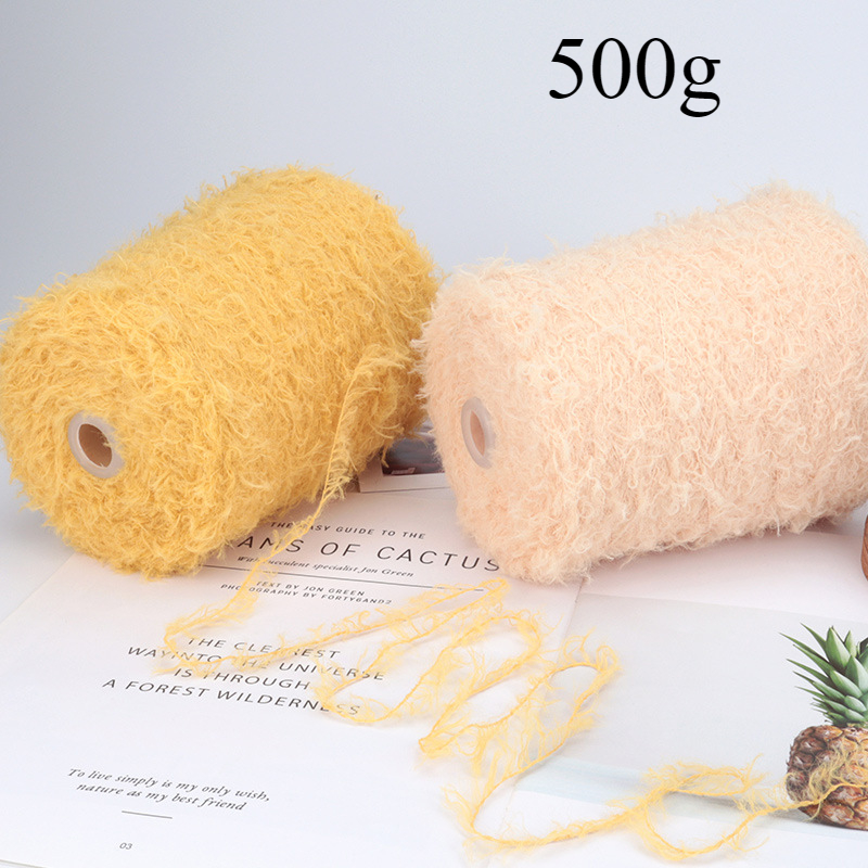 Woven Scarf Blanket - 500g Teddy Velvet przędza wełniana w