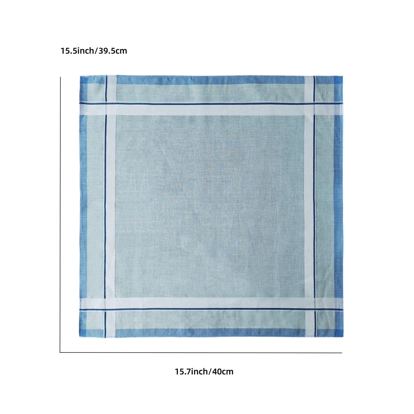 Handkerchief Cotton Men - 6 szt. Chusteczek do garnituru 40