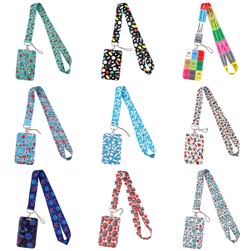 Lanyard Badge Holder - Znaki medyczne Uchwyt na dokumenty Breloki