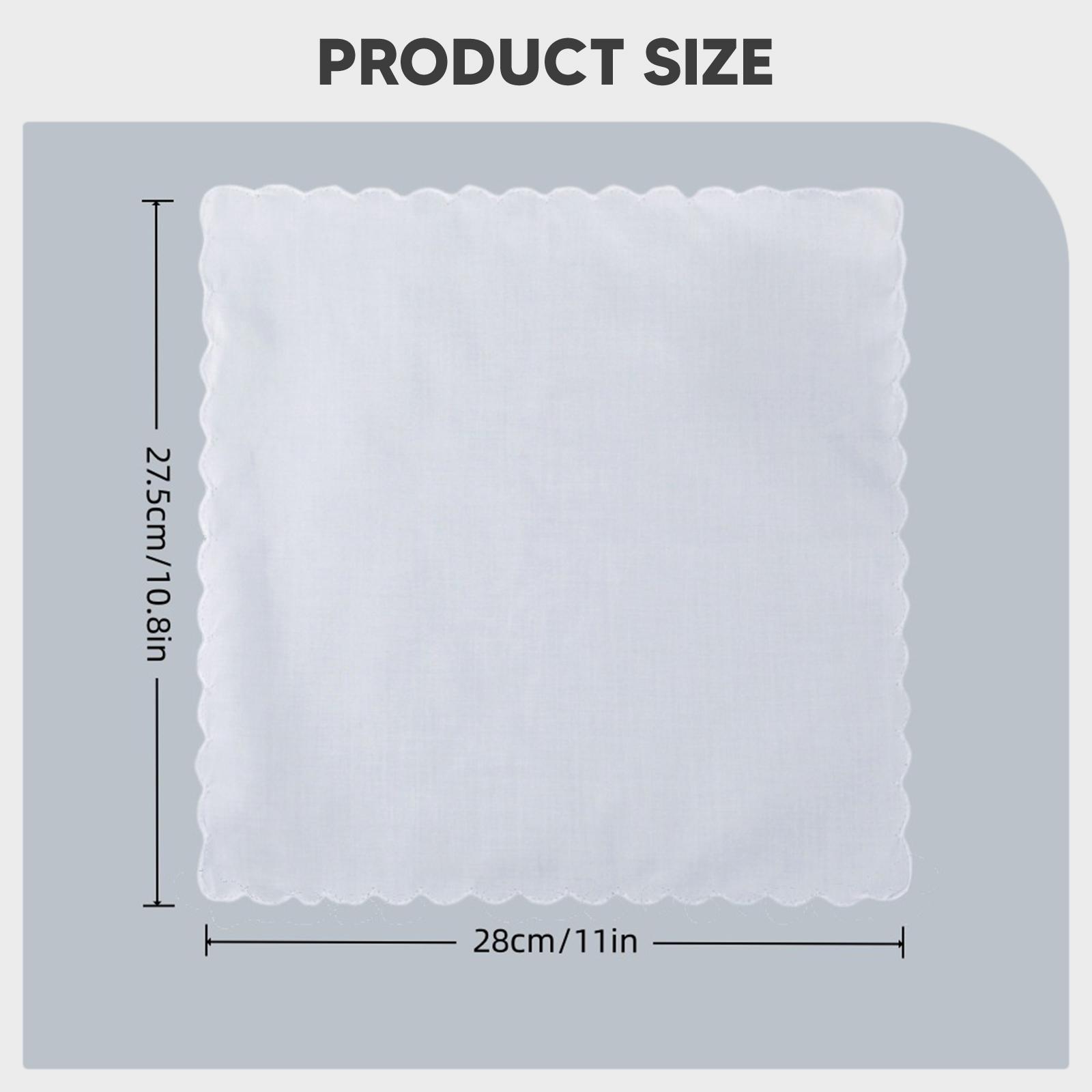 Handkerchief Cotton Men - 6x Bawełniane Chusteczki do Garnituru Męskiego