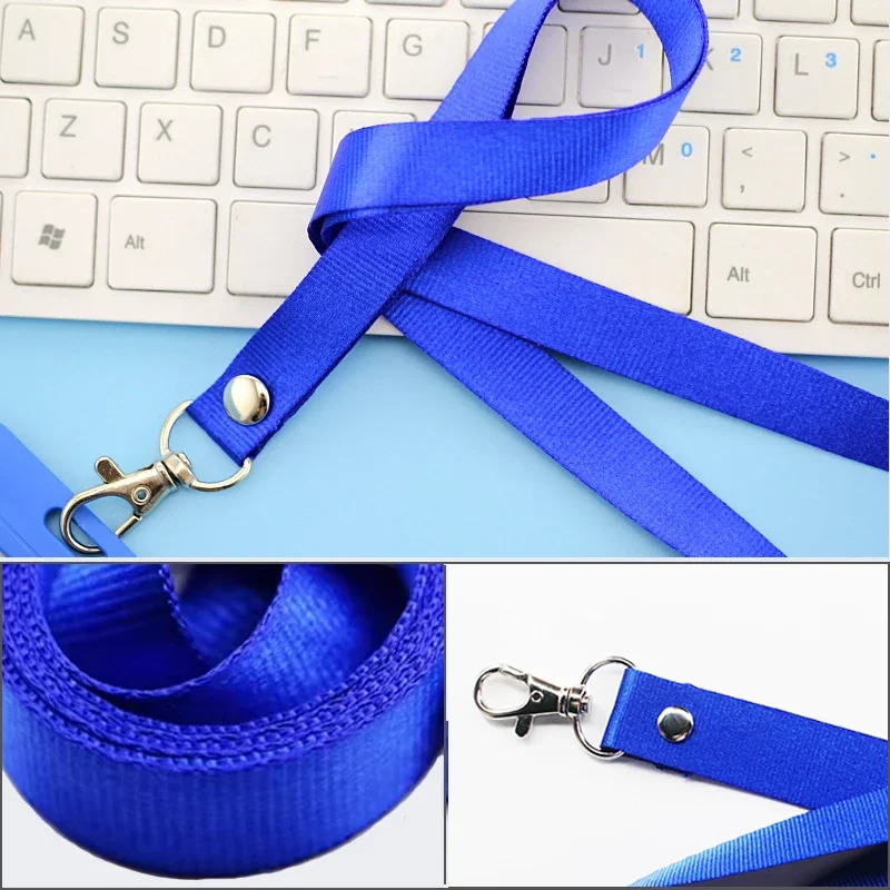1 SZT. Jednolite Kolorowe Smyc – Lanyard Badge Holder recenzja i cena