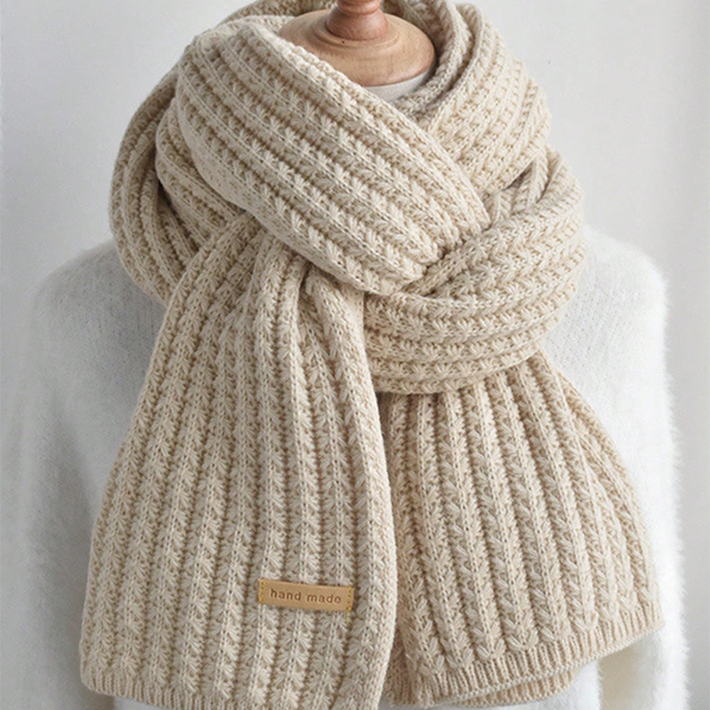 Gruby szal z dzianiny kabelowe – Muffler Men Wool recenzja i cena