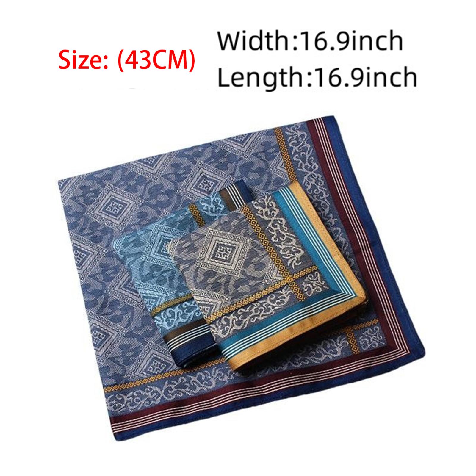 3x Męskie chusteczki do kiesze – Handkerchief Cotton Men recenzja i cena