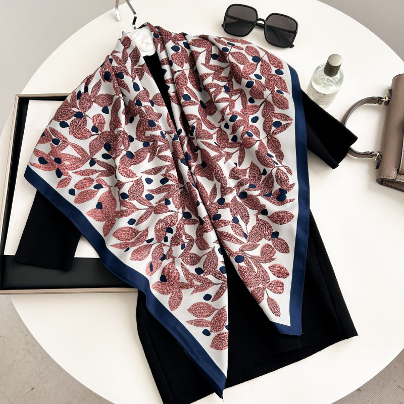 Kwadratowa apaszka 90 cm, wyso – Silk Neck Scarf recenzja i cena