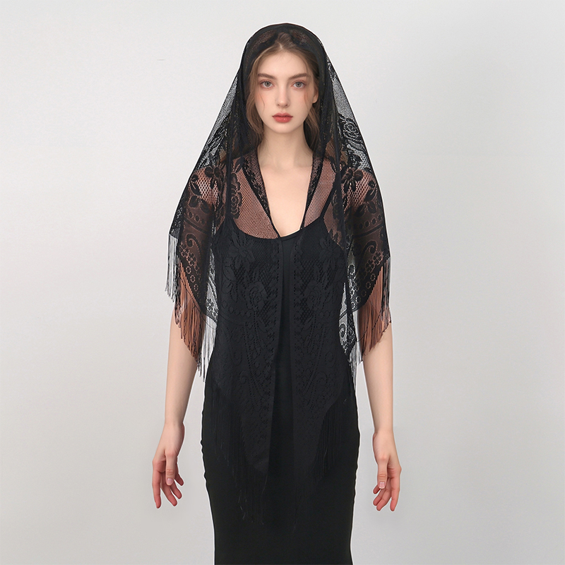 Nowa haftowana koronkowa chust – Stole Wedding Shawl recenzja i cena