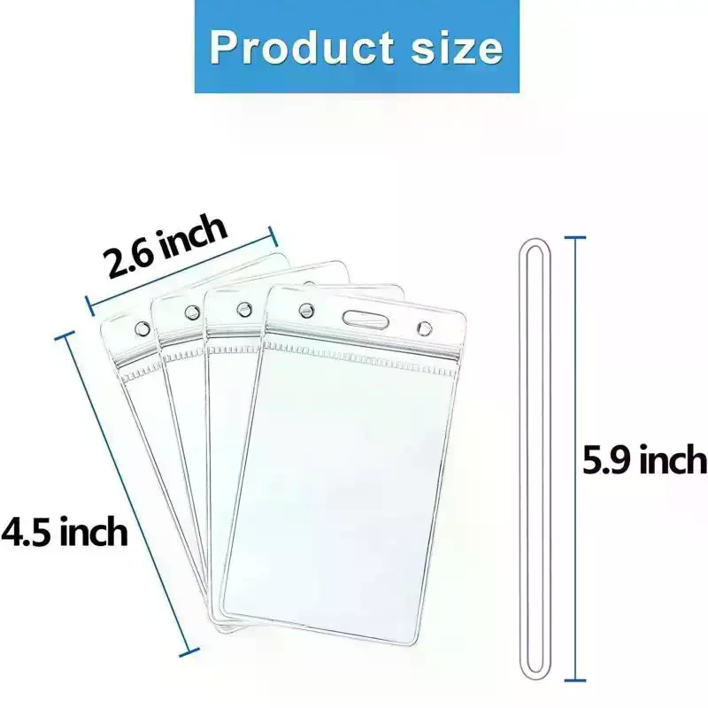 10 szt. Przezroczyste plastiko – Lanyard Badge Holder recenzja i cena