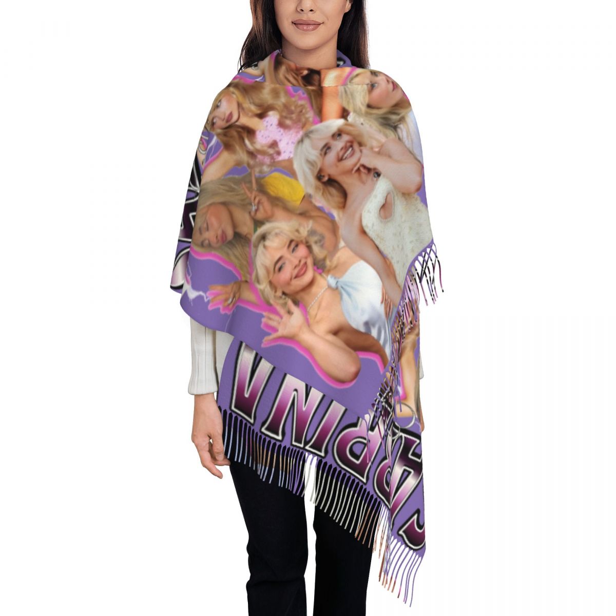 Szal Sabrina Carpenter lata 90 – Pashmina Wrap Large recenzja i cena