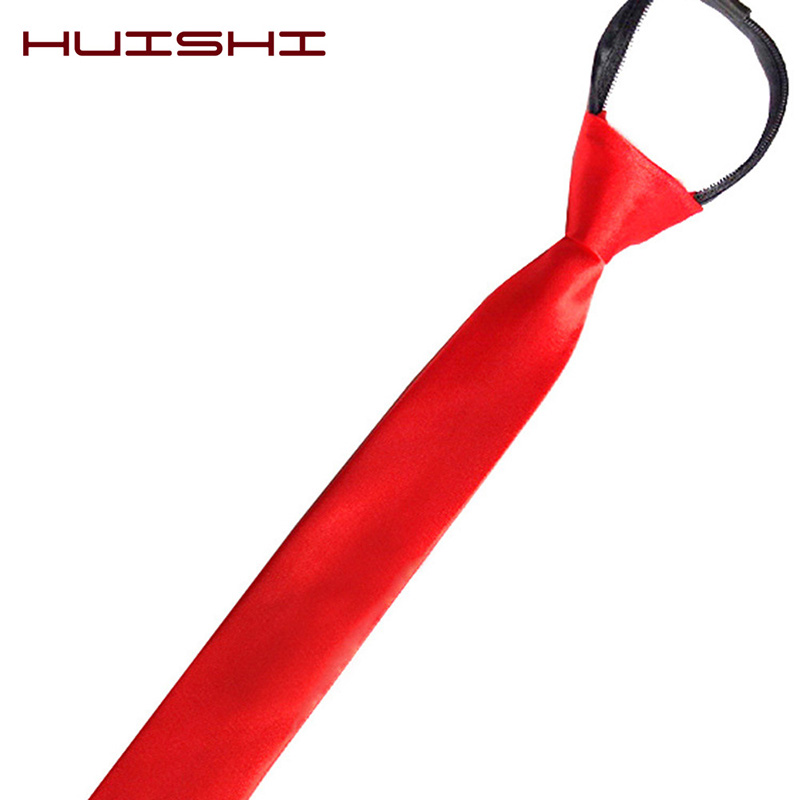 HUISHI męski krawat na zamek b – Skinny Tie Men recenzja i cena