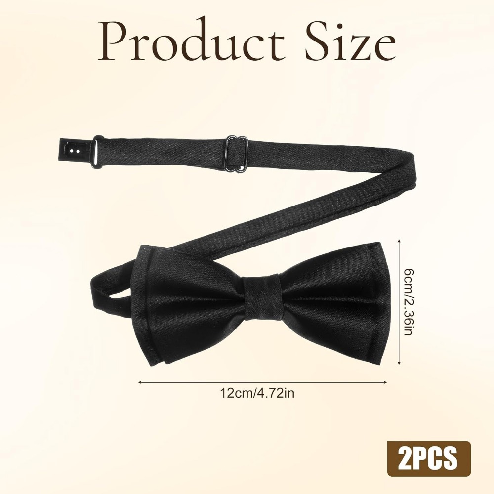 Męskie muchy na szyję, zestaw  – Bow Tie Pre Tied recenzja i cena