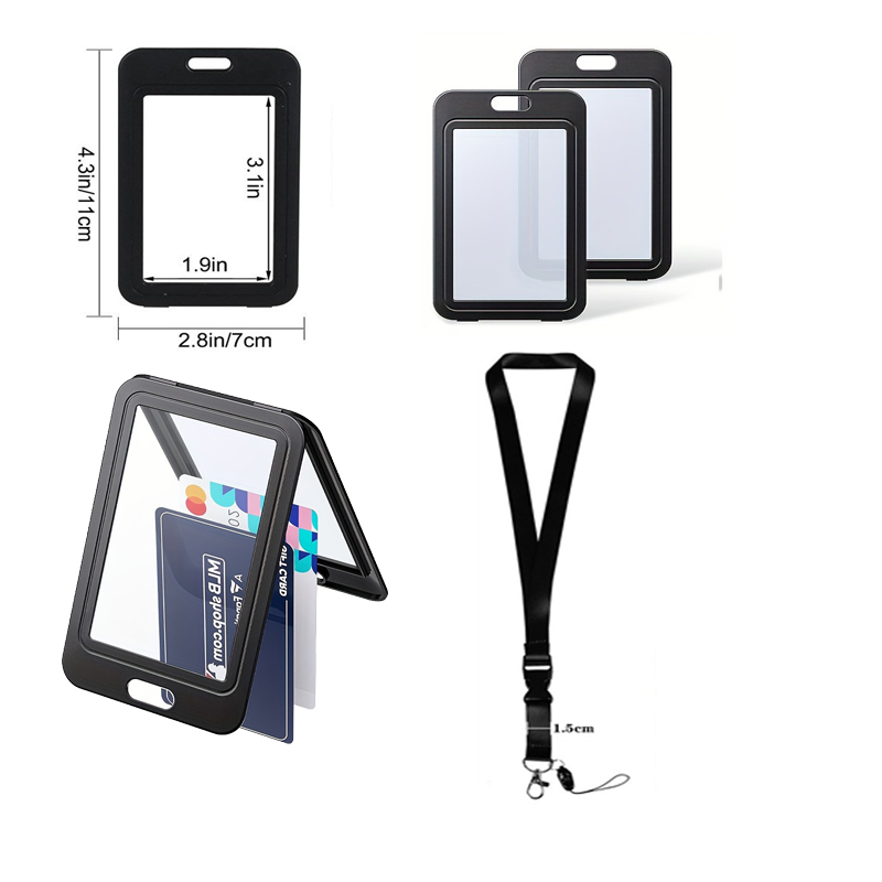 3 SZT. Plastikowy identyfikato – Lanyard Badge Holder recenzja i cena