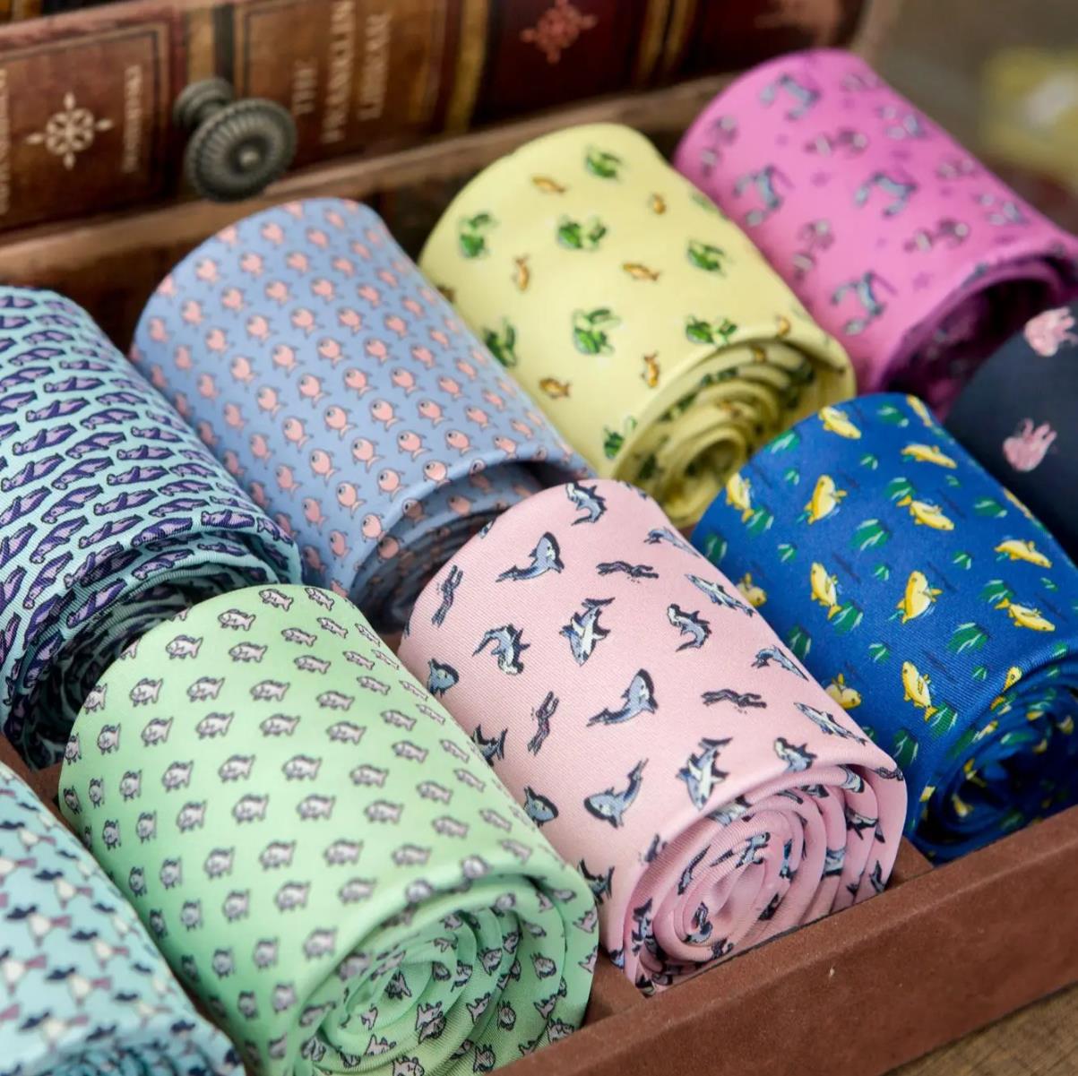 Wielokolorowe Kolorowe Wzory P – Skinny Tie Men recenzja i cena