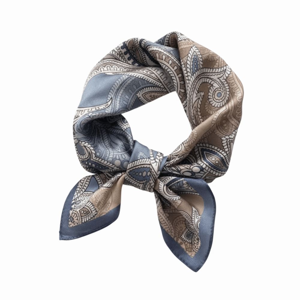 Jedwabna chusta kwadratowa z j – Face Scarf Mask recenzja i cena
