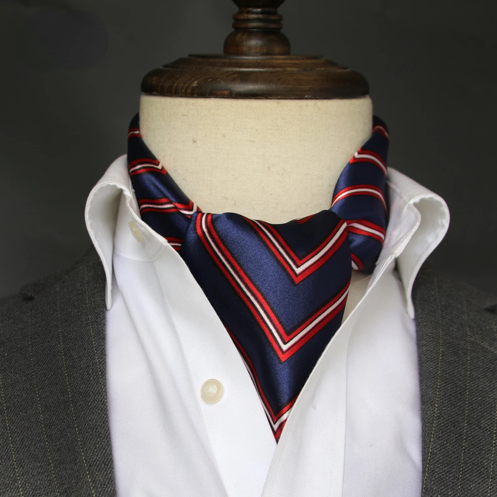 Brytyjski męski jedwabny szali – Ascot Neck Scarf recenzja i cena