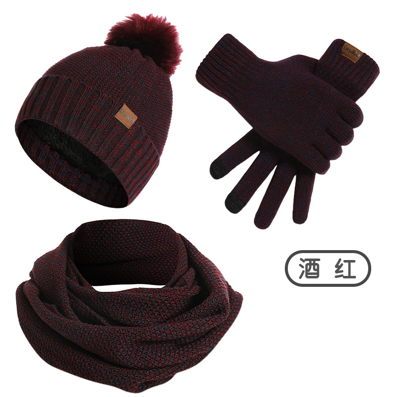 Damski zimowy 3-częściowy komp – Infinity Scarf Knit recenzja i cena