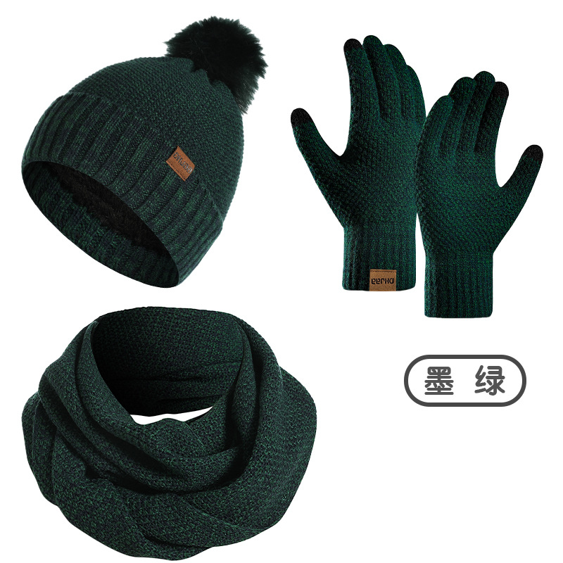 Damski zimowy 3-częściowy komp – Infinity Scarf Knit recenzja i cena