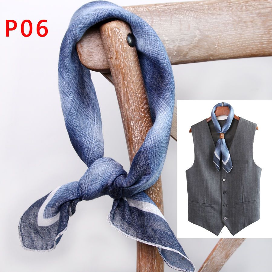 Męski kwadratowy szalik z guzi – Ascot Neck Scarf recenzja i cena