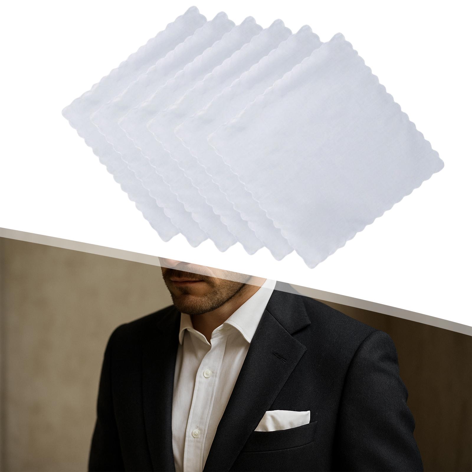 6 szt. bawełnianych chusteczek – Handkerchief Cotton Men recenzja i cena