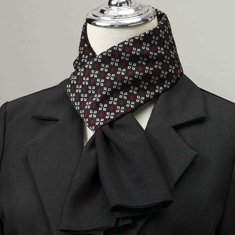 Męski szalik imitujący jedwab, – Silk Neck Scarf recenzja i cena