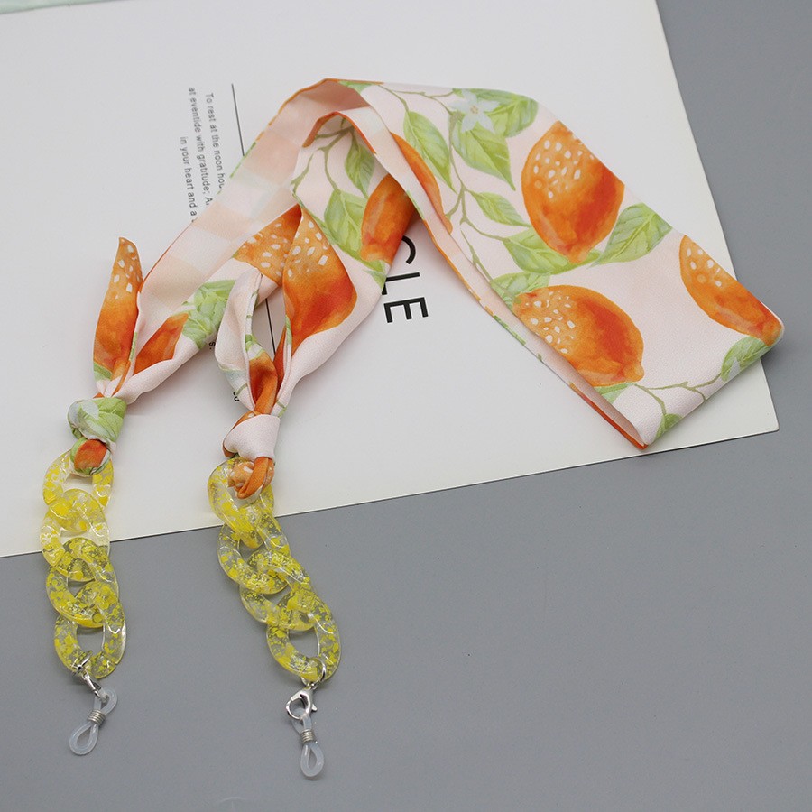 Bohemia Print Silk Scarf Glass – Silk Neck Scarf recenzja i cena
