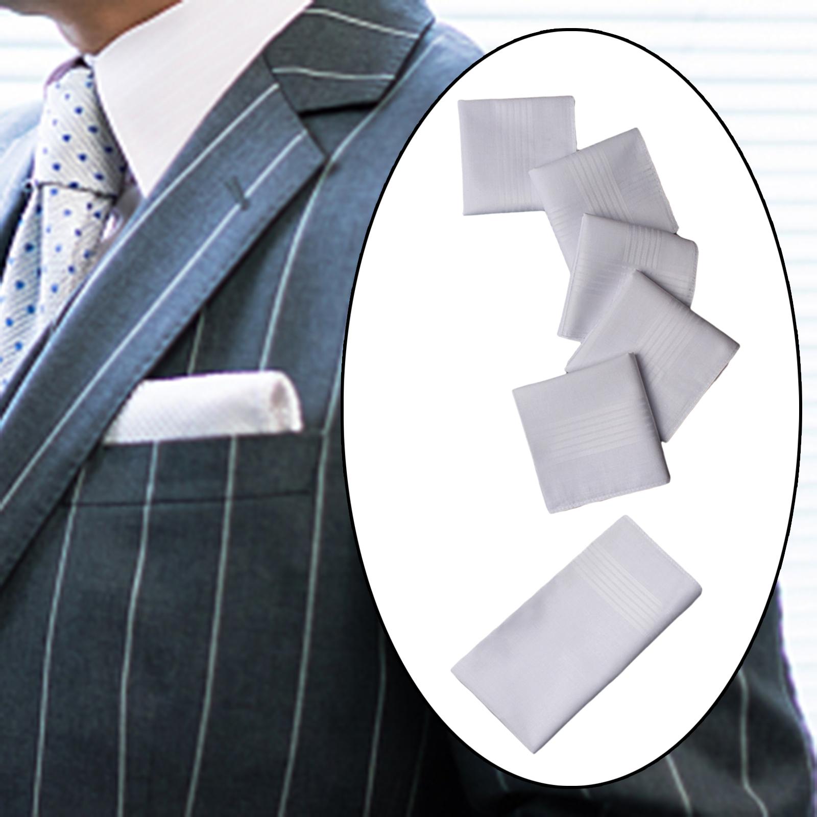Zestaw 6 męskich chusteczek do – Handkerchief Cotton Men recenzja i cena