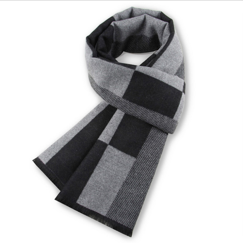 Męski Szalik Zimowy Imitacja K – Muffler Men Wool recenzja i cena
